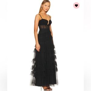 BCBG Long Evening Dress in Black
